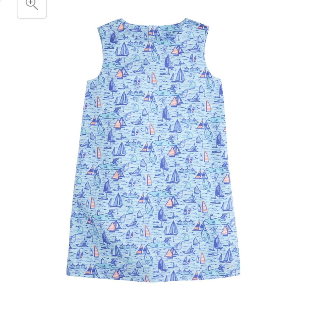 Vineyard Vines girls sailboat diamond dress